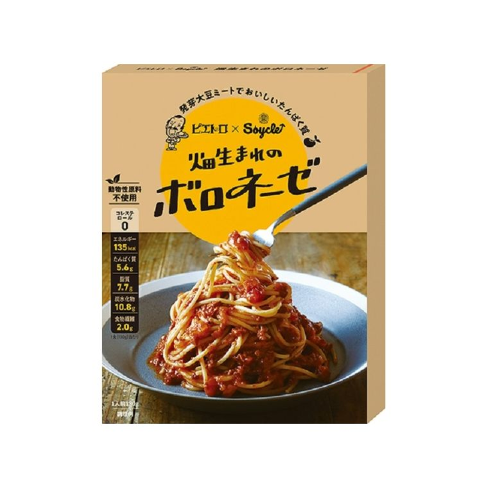 Pietro × Soycle Bolognese from the Fields Animal free 1 Serving / 130g