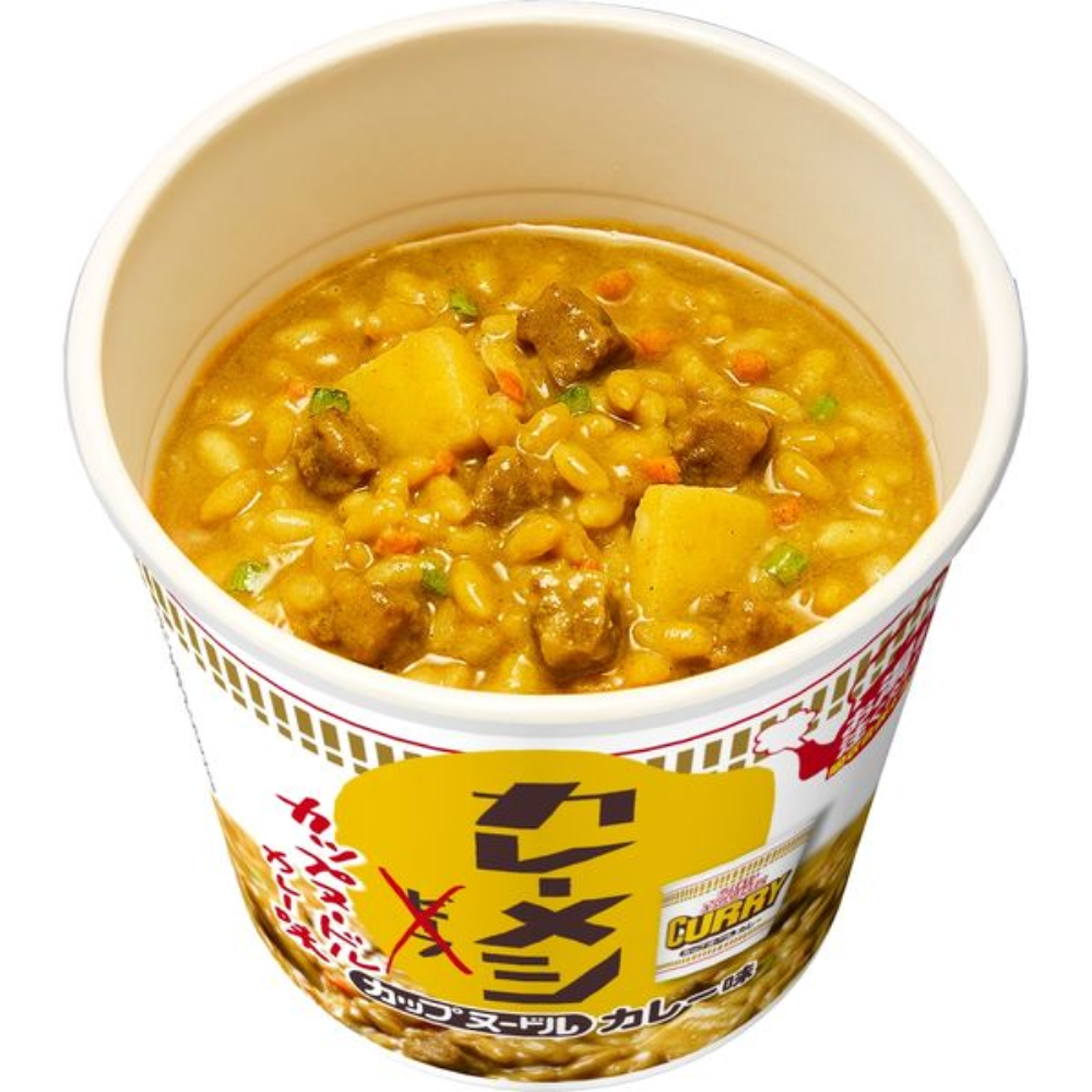 Nissin Curry Meshi Cup Noodle Curry Flavor 1 Piece