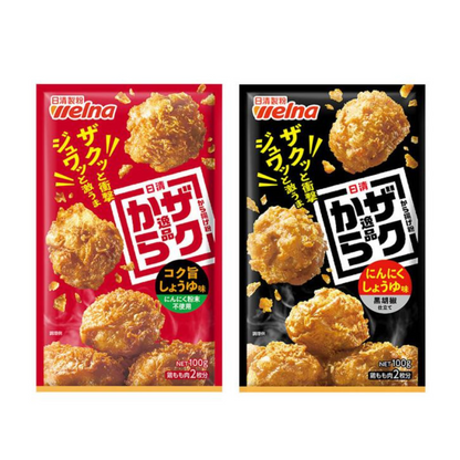 Nissin Welna Karaage Powder Zakukara Crunchy Zeppin Series 1 Piece /100g (for 2 chicken thighs)