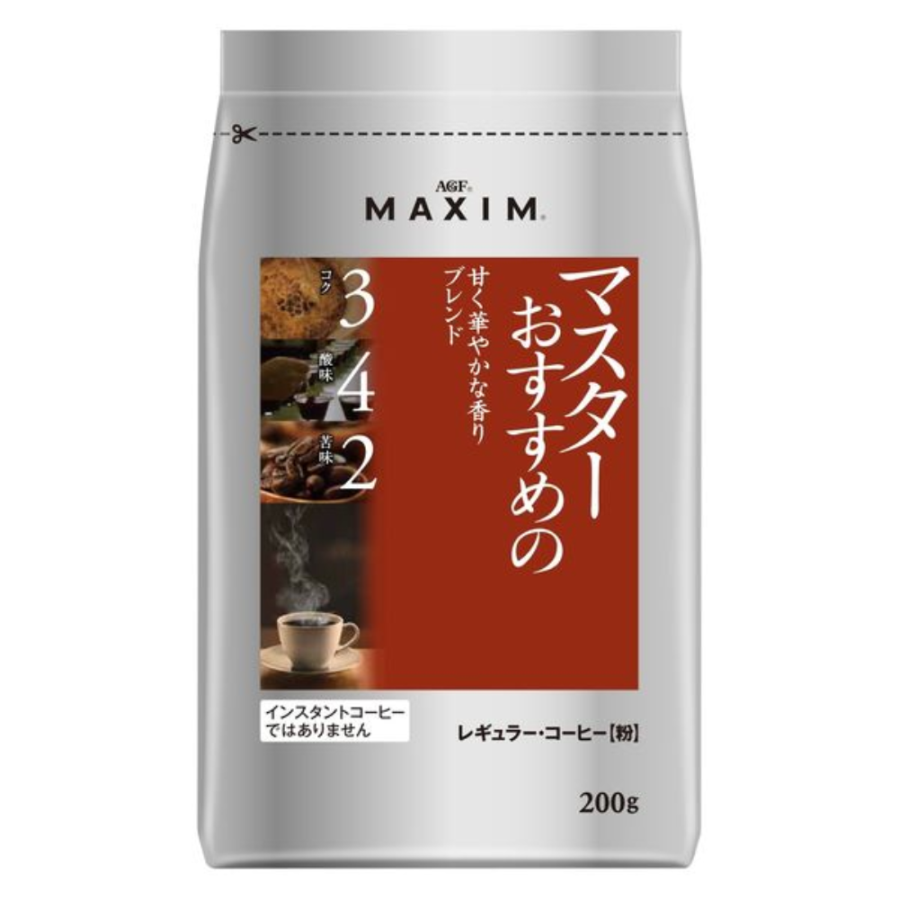 Ajinomoto AGF Maxim Regular Coffee Master's Recommendation Series (1 Bag / 200g)