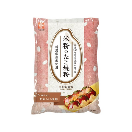 Kitoku Shinryo Takoyaki Rice Flour Made with Niigata Rice 1 Bag/200g