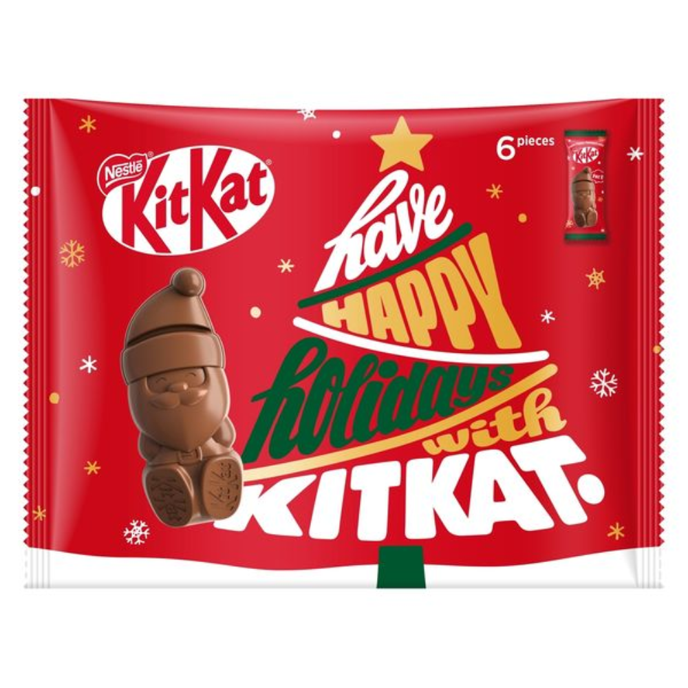 Kit Kat Holiday Santa - 6 Pieces / 12 Pieces