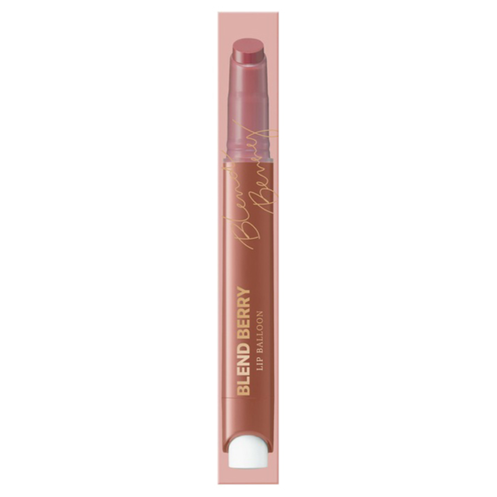 Kose Cosmeport BLEND BERRY Lip Balloon  011 Sentimental Lush Pink / 012 Intoxicating Mauve Brown 2.5g