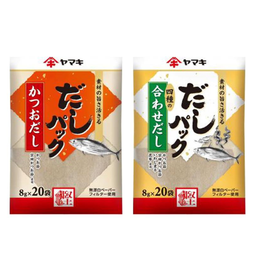 Yamaki Soup Pack Bonito Dashi / 4 Kinds of Mixed Dashi 8g x 20 bags