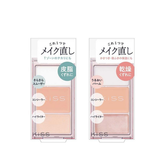 ISEHAN kiss Makeup Retouch Palette N  01 Dry Type / 02 Sebum Type