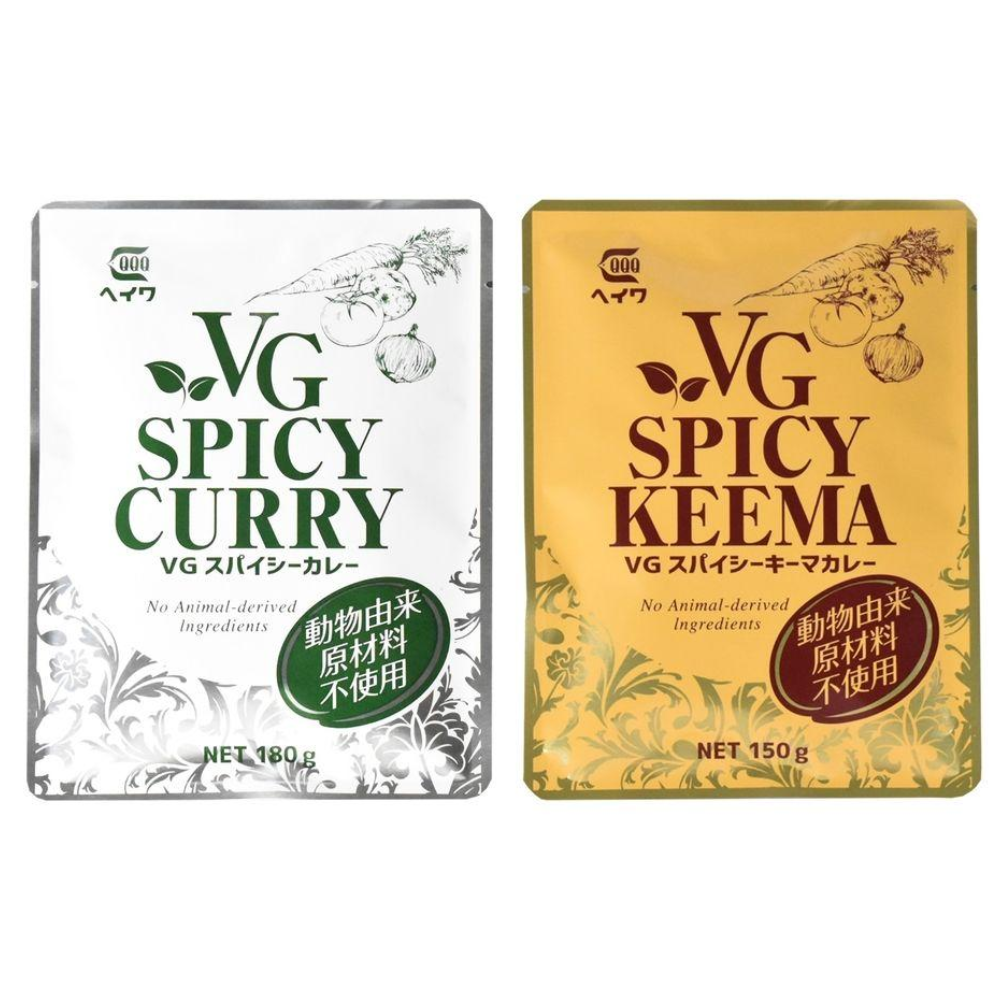 HEIWA VG Curry  Spicy Curry 180g / Keema Curry 150g