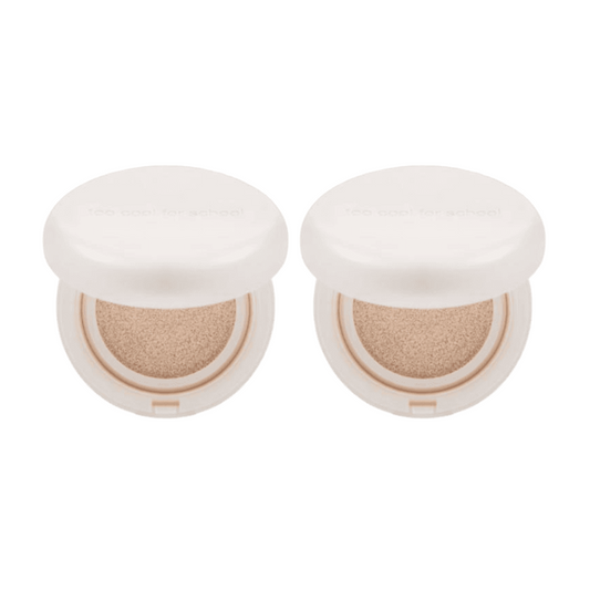 Too Cool For School Fixing Nude Fit Cushion (#2C Pink Ochre / #2W Beige Ochre) - 12g