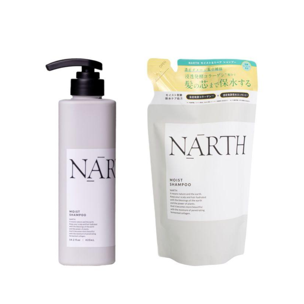 yokilabo NARTH Moist & Repair Shampoo (420ml / Refill 350ml)