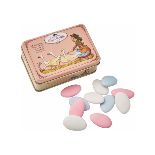 Mitsukoshi Isetan Oncle Hansi Pink Tin Dragées 53g