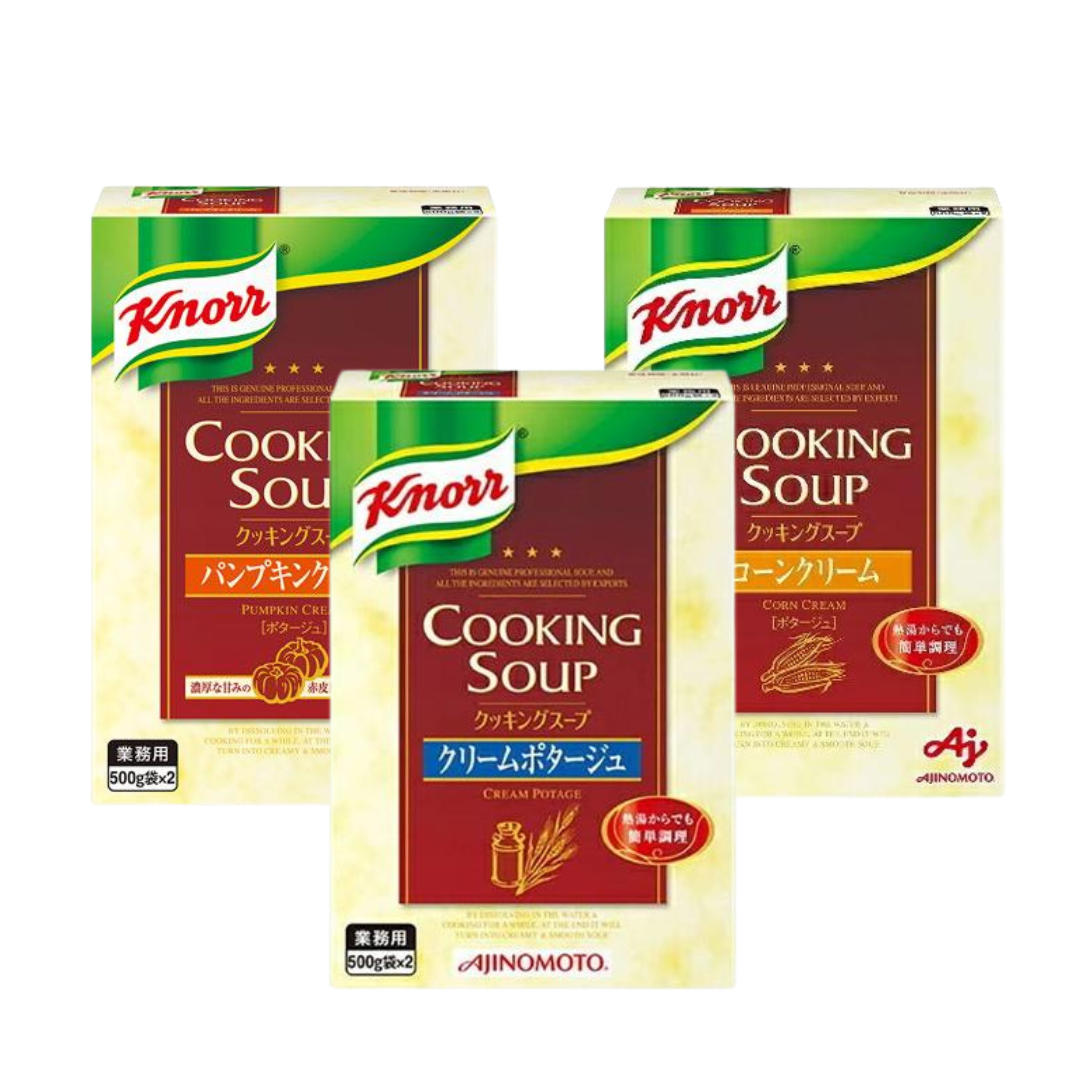 Ajinomoto "Professional Use" Knorr Cooking Soup – 1 Box (500g × 2 Bags)