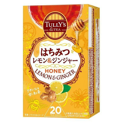 Itoen TULLY'S & TEA Tully's Honey Lemon & Ginger / Apple & Rooibos 1 Box (20 Bags)