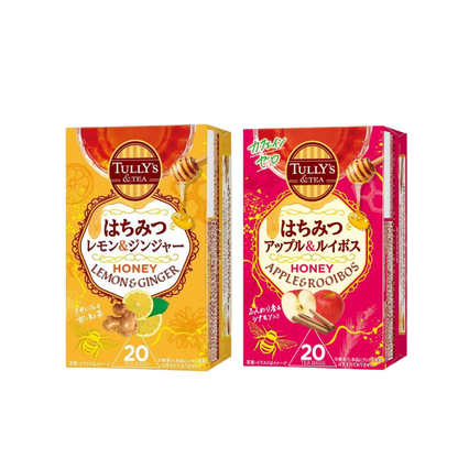 Itoen TULLY'S & TEA Tully's Honey Lemon & Ginger / Apple & Rooibos 1 Box (20 Bags)