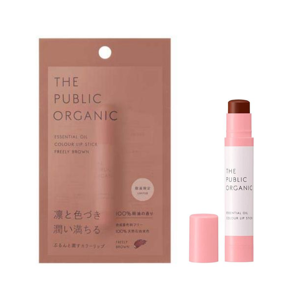 Colors the Public Organic Colored Lipstick Freely Brown 3.5g