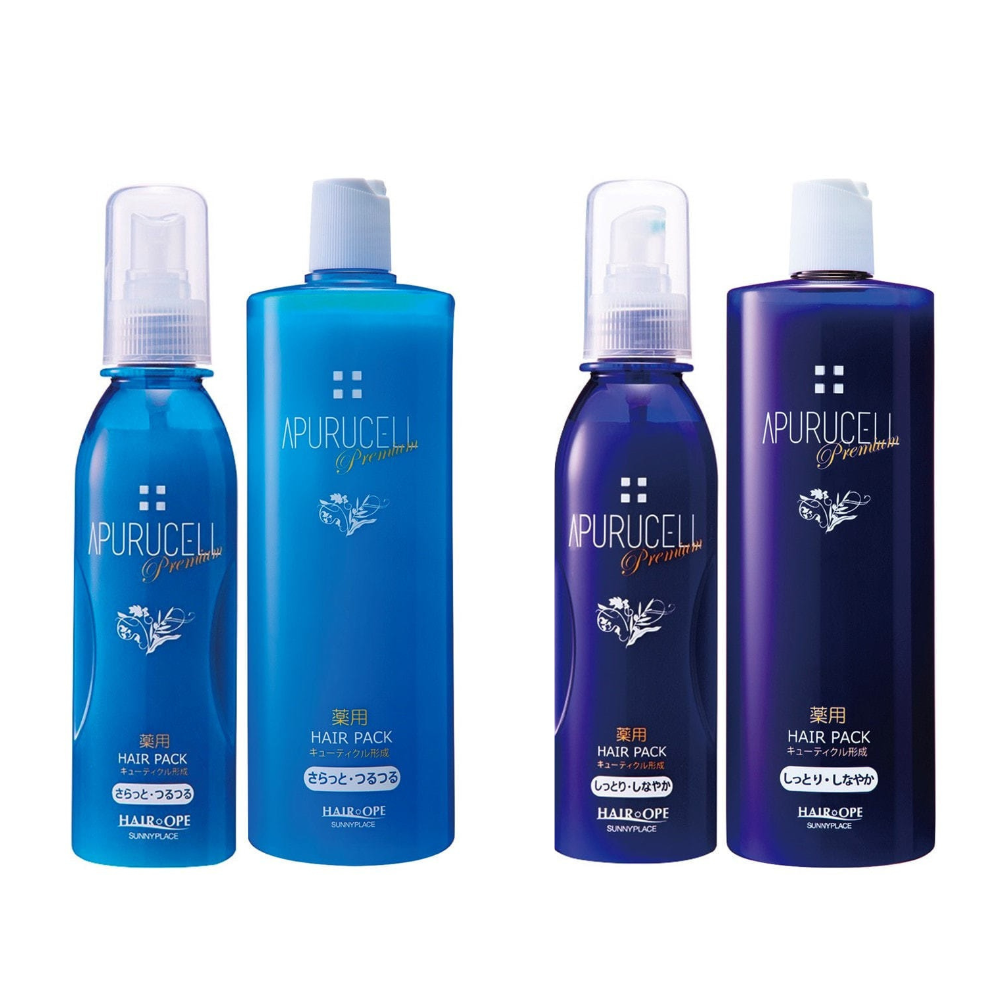 Sunny Place Apurucel Premium Medicated Hair Pack (Moist & Supple / Smooth & Shiny) 165ml / 1000ml