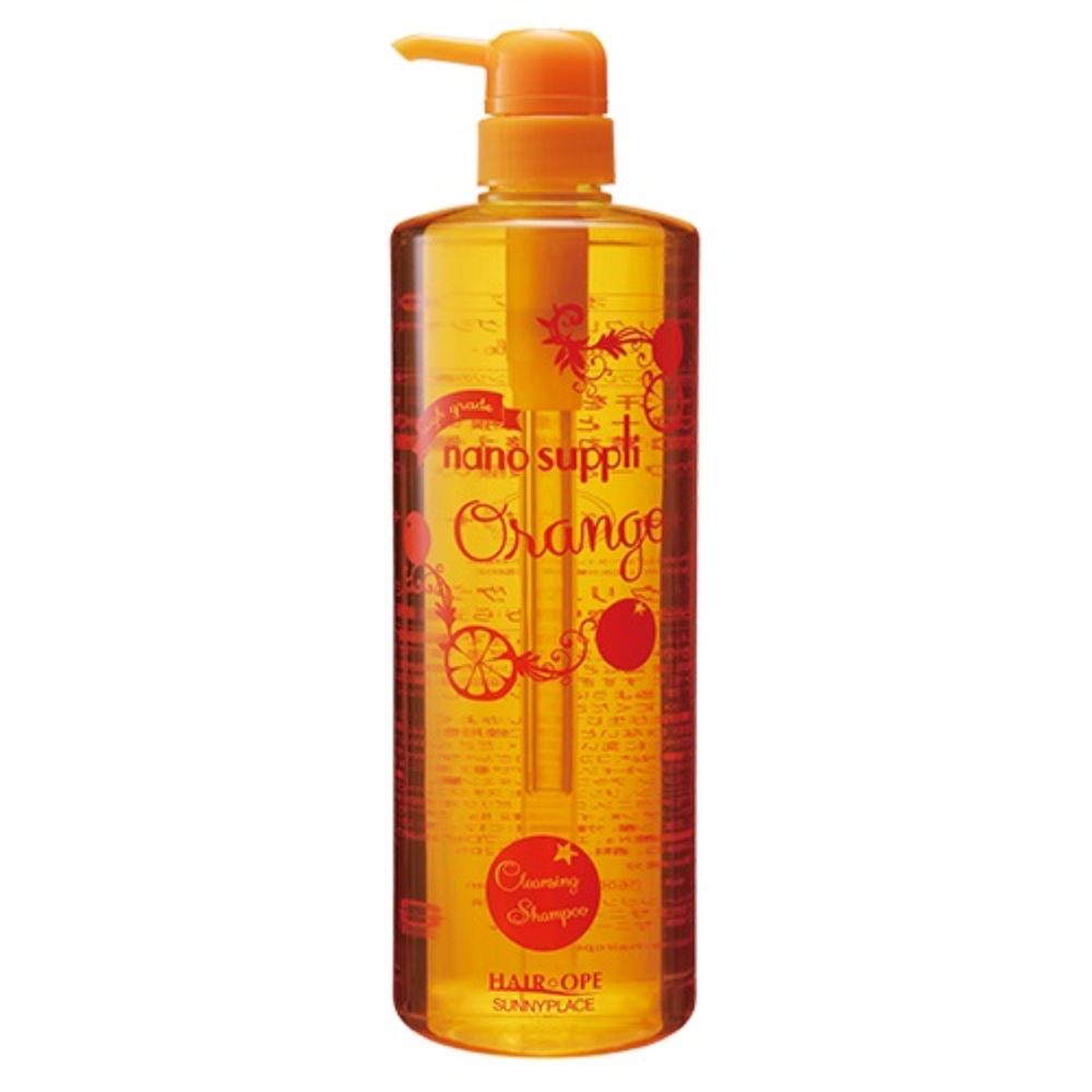 Sunny Place Nano Supplement Cleansing Shampoo (Oolong / Orange / Green Apple / Grape) 1000ml / Refill 800ml