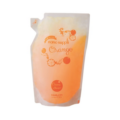 Sunny Place Nano Supplement Cleansing Shampoo (Oolong / Orange / Green Apple / Grape) 1000ml / Refill 800ml