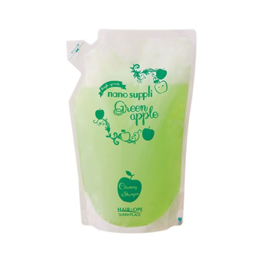 Sunny Place Nano Supplement Cleansing Shampoo (Oolong / Orange / Green Apple / Grape) 1000ml / Refill 800ml