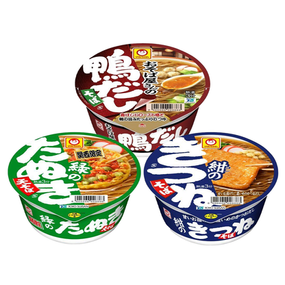 TOYO SUISAN MARUCHAN (Soba with Duck Broth / Dark Blue Kitsune Soba / Green Tanuki Tempura Soba) 1 pc