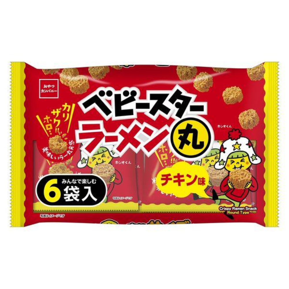 Oyazuka Company Baby Star (Ramen Maru Chicken Flavor / Yakisoba Maru Sauce Flavor)