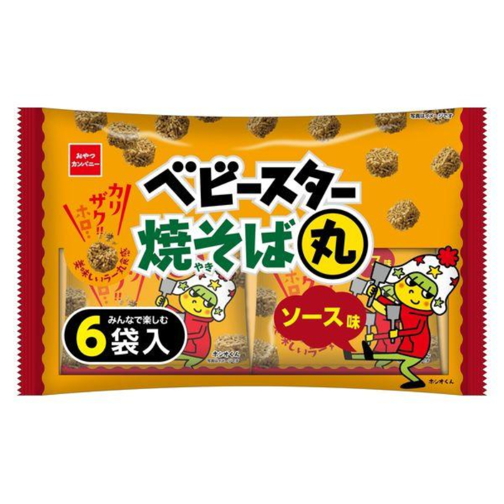 Oyazuka Company Baby Star (Ramen Maru Chicken Flavor / Yakisoba Maru Sauce Flavor)