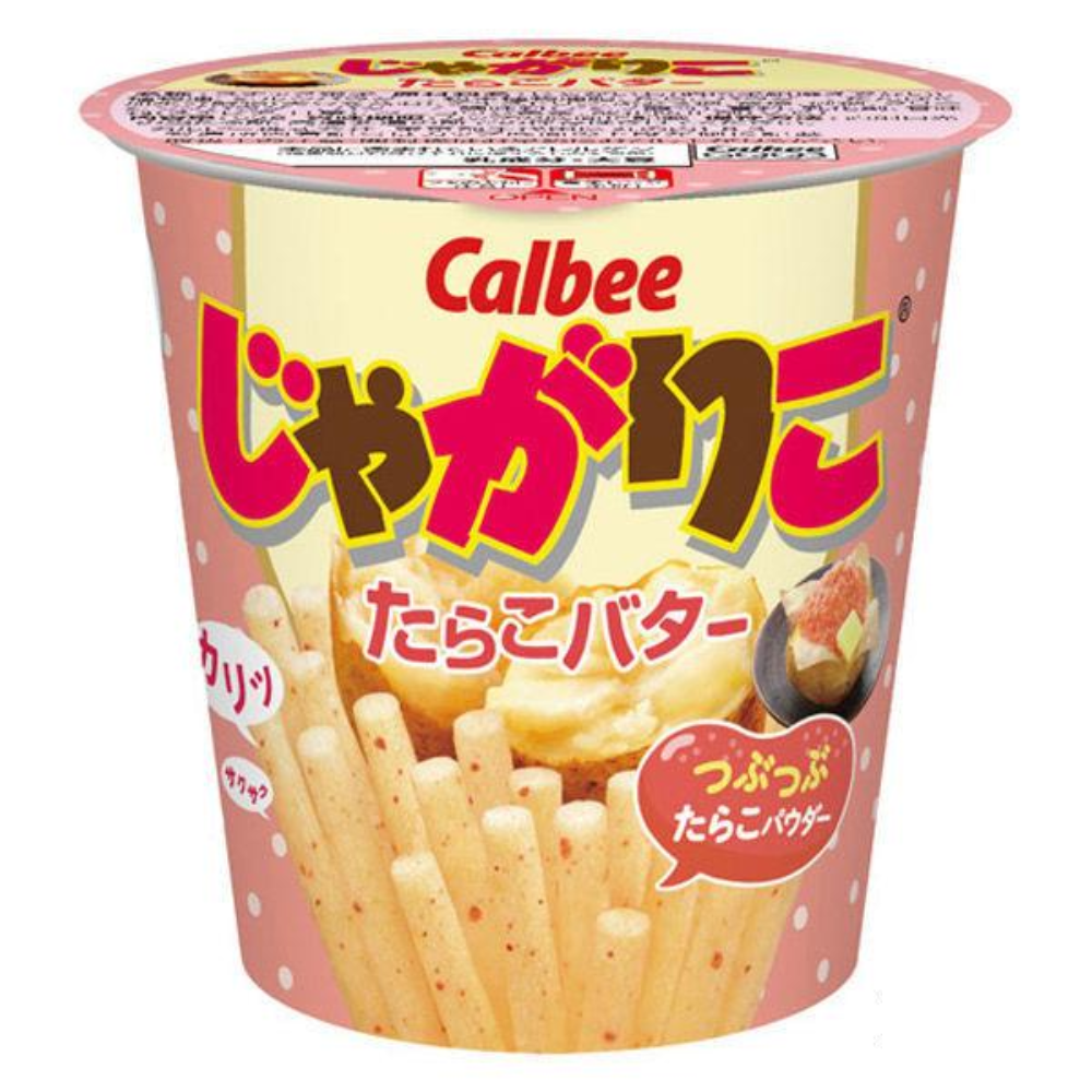 Calbee Jagariko (Tarako Butter / Spicy Indian Curry / Salad Bits)