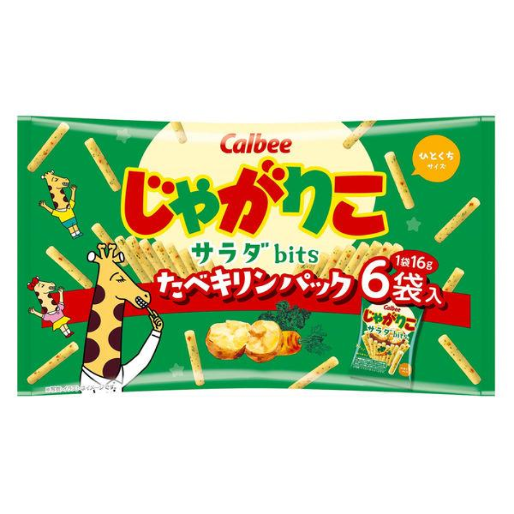 Calbee Jagariko (Tarako Butter / Spicy Indian Curry / Salad Bits)