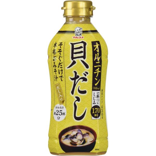 Marukome Liquid Miso (Shellfish soup stock / Aka-dashi / Ryotei no Aji / Reduced Salt / Koji Bijin) 430g