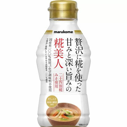 Marukome Liquid Miso (Shellfish soup stock / Aka-dashi / Ryotei no Aji / Reduced Salt / Koji Bijin) 430g