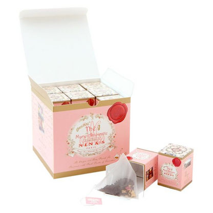 Nina's Marie Antoinette Tea Rose & Apple (Black Tea Bag Box / Black Tea Leaf)