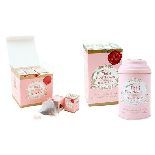 Nina's Marie Antoinette Tea Rose & Apple (Black Tea Bag Box / Black Tea Leaf)