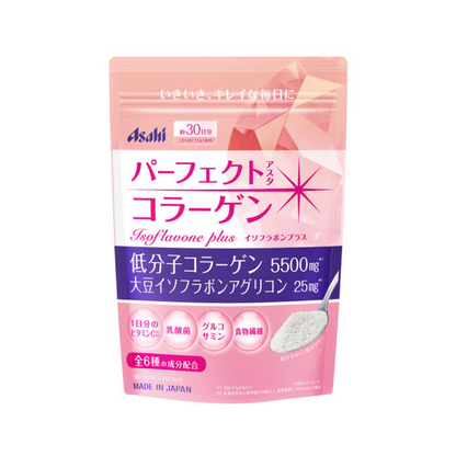 Asahi Group Foods Perfect Asta Collagen Powder Isoflavone Plus 228g