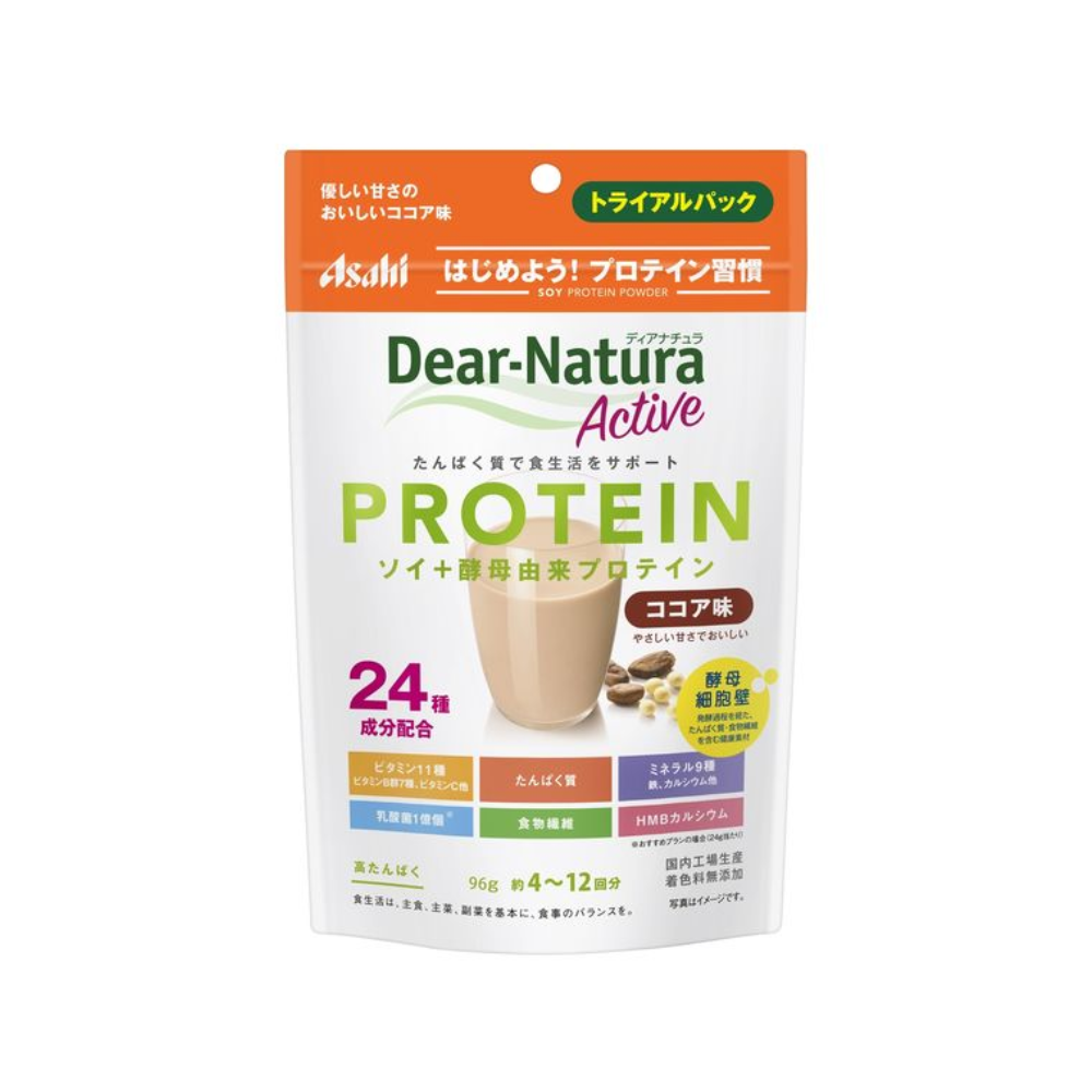 Asahi Group Foods Dear Natura Active Soy Protein Cocoa Flavor Trial Pack