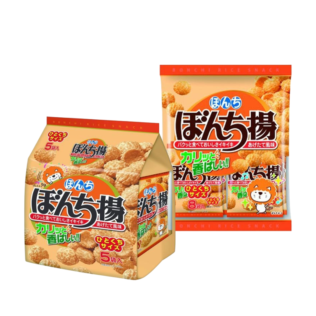 Bonchi Fried Bonchi Rice Crackers 1 Bag (5 packs / 8 packs)