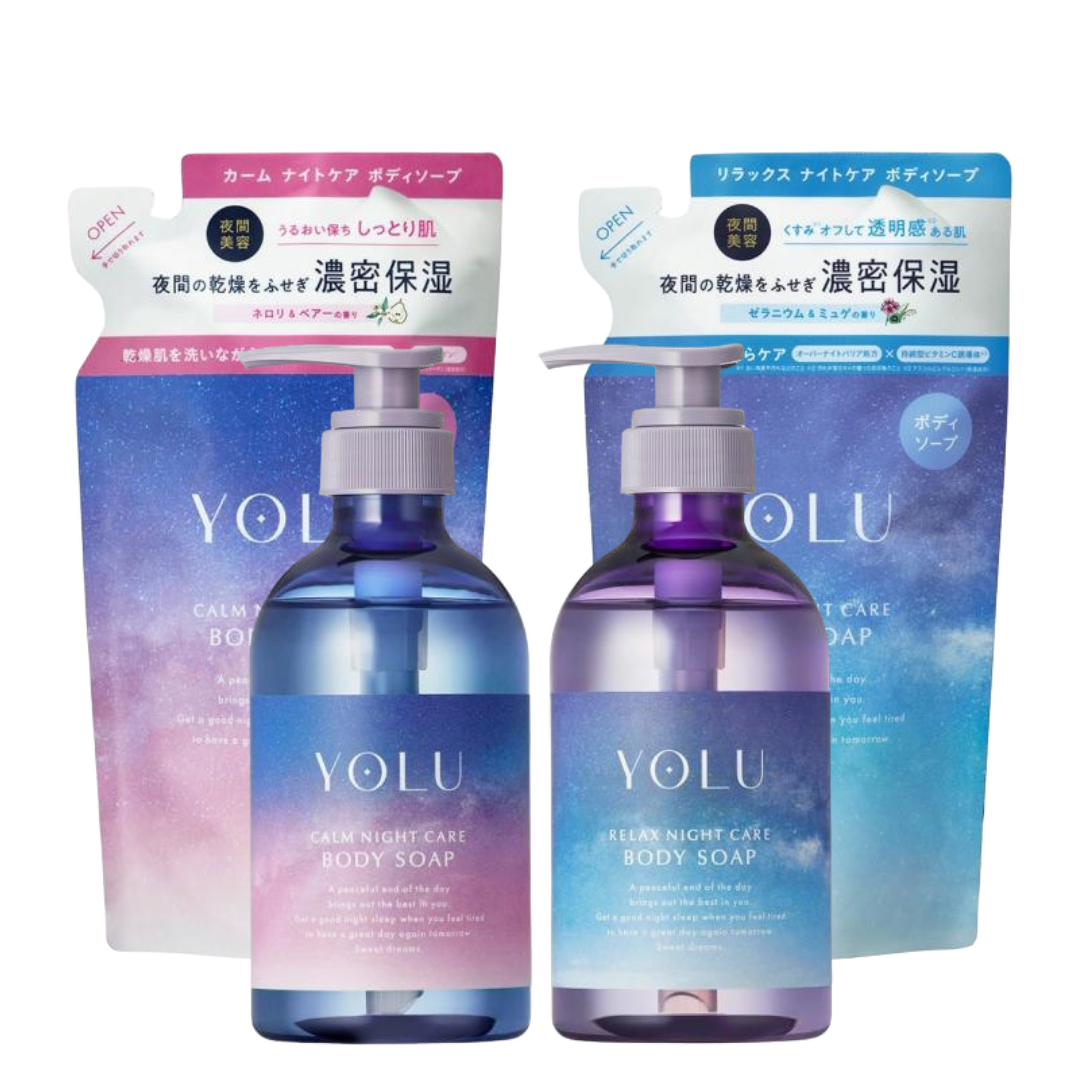 I-ne YOLU Calm Night Care Body Soap / Relax Night Care Body Soap (Bottle 440ml / Refill 400ml)