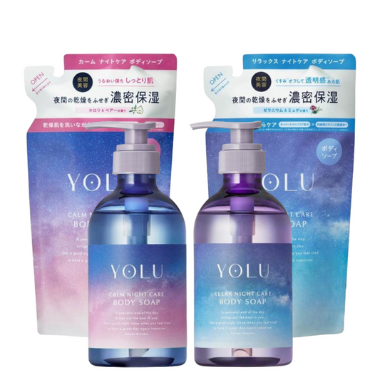 I-ne YOLU Calm Night Care Body Soap / Relax Night Care Body Soap (Bottle 440ml / Refill 400ml)