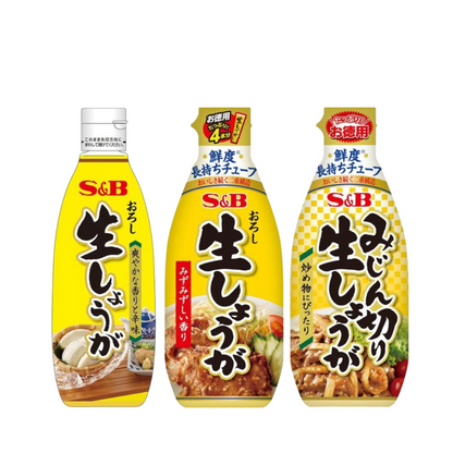S&B Foods S&B Raw Ginger (Grated / Chopped) 155g / 160g / 270g