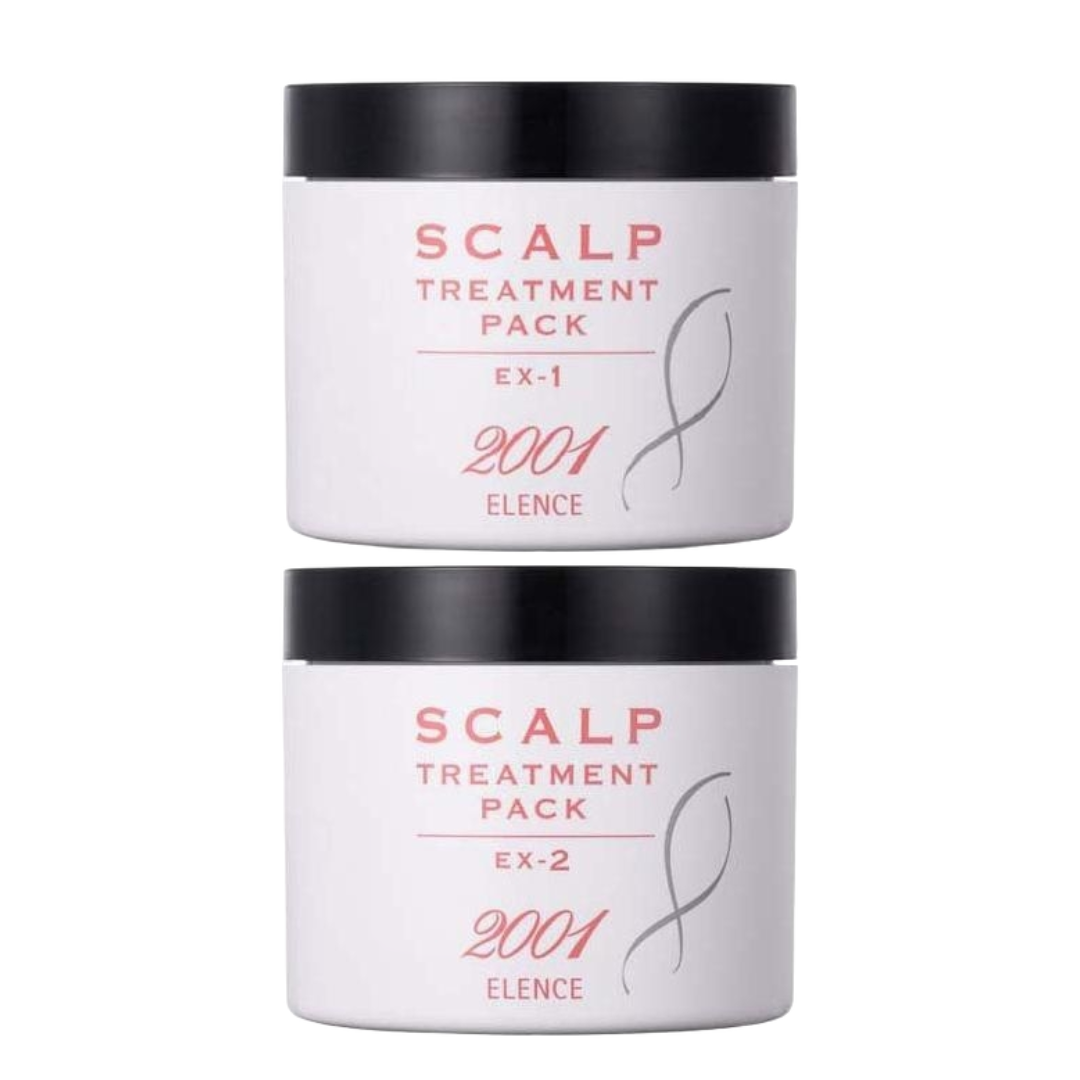 Marner Cosmetics Medicinal ELENCE2001 Scalp Treatment Pack (EX-1 / EX-2) 240g