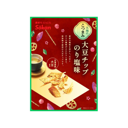 Soseki Daichi Kotsumami Snack Soybean Chip Seaweed Salt Flavor 60g
