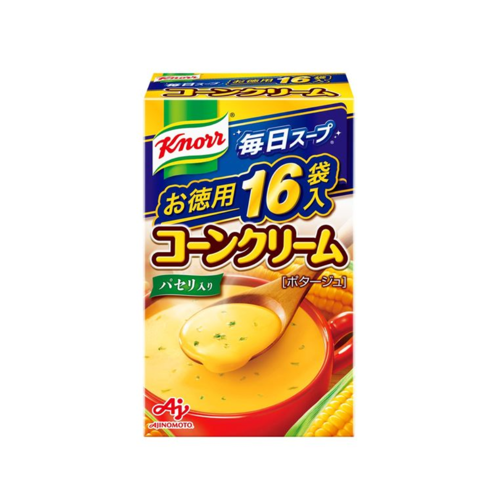 Ajinomoto Knorr Everyday Soup Corn Cream 1 box (16 bags)