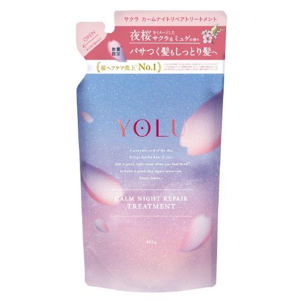 I-ne YOLU Sakura Calming Night Repair Treatment (Sakura & Muge / Sakura & Magnolia) Refill 400g