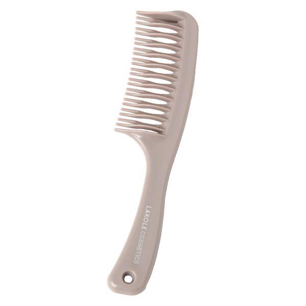 LAKOLE (2WAY Comb / Hair Comb / Hair Brush / Hair Roll Brush) Gray 1 pc