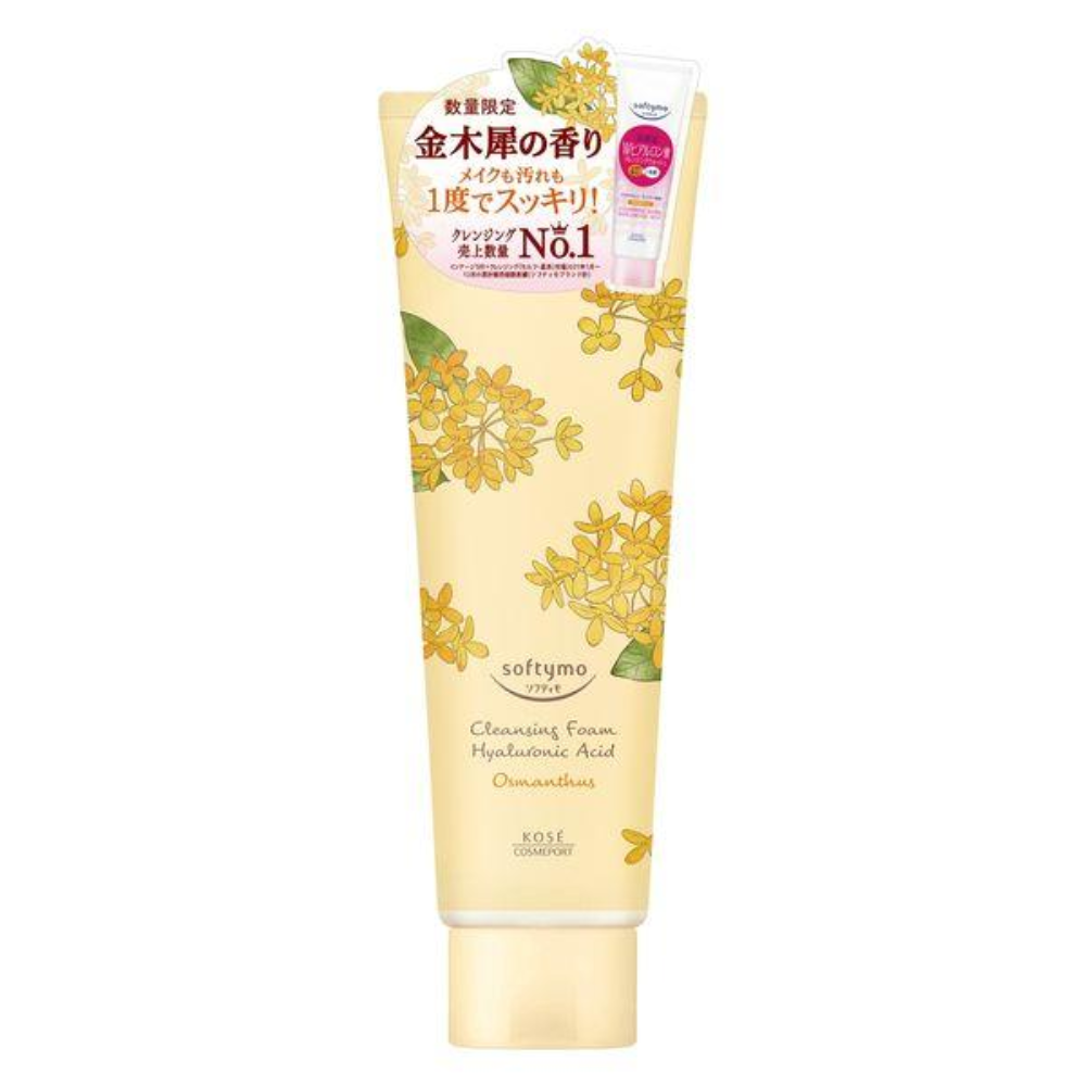 KOSE COSMEPORT Softymo Cleansing Wash (Hyaluronic Acid) Osmanthus Fragrance 190g