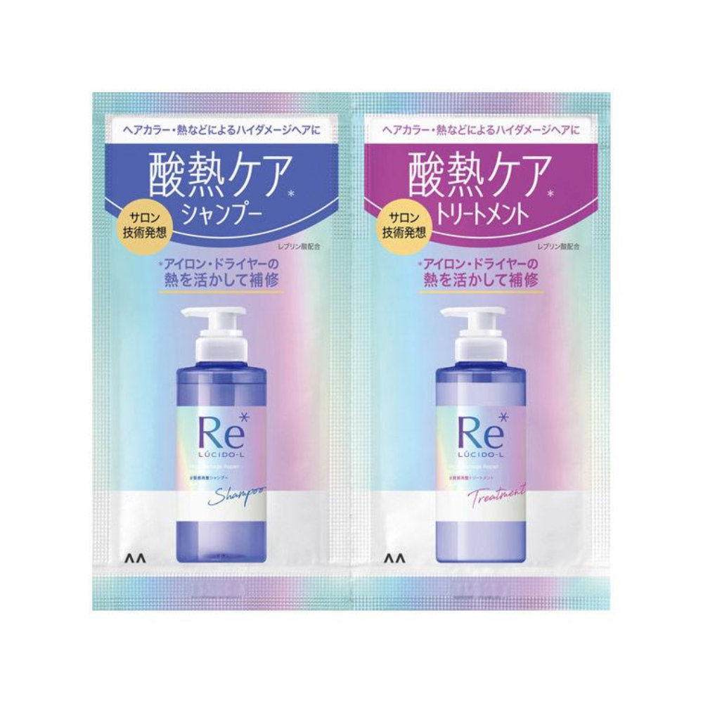 Mandom Lucid-EL Texture Reshaping Shampoo/Treatment Trial Osmanthus x Grapefruit Trial Size 10ml each