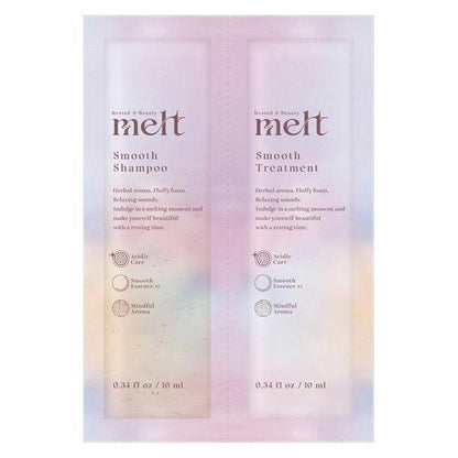 Kao melt Shampoo and Treatment  (Smooth / Moist) 20ml