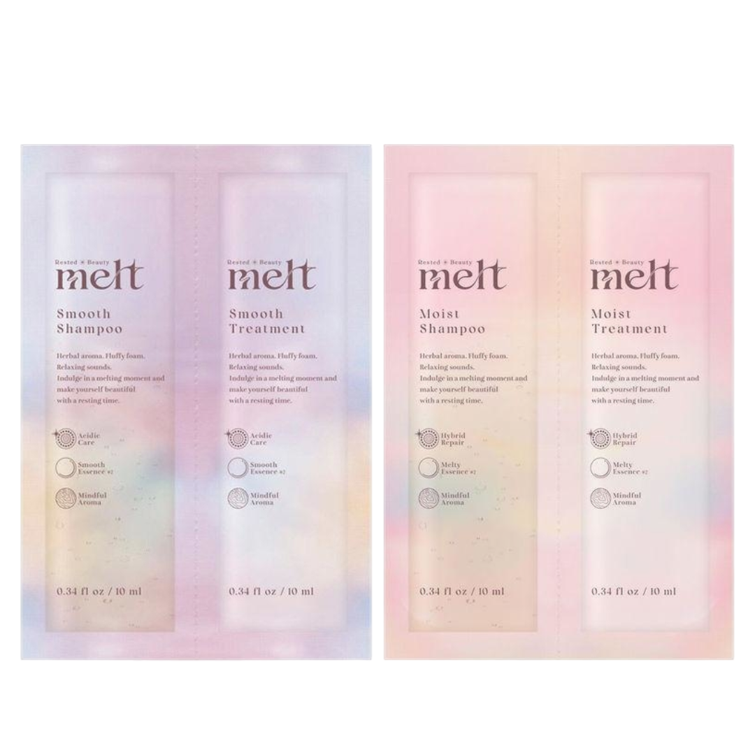 Kao melt Shampoo and Treatment  (Smooth / Moist) 20ml