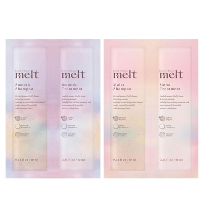 Kao melt Shampoo and Treatment  (Smooth / Moist) 20ml
