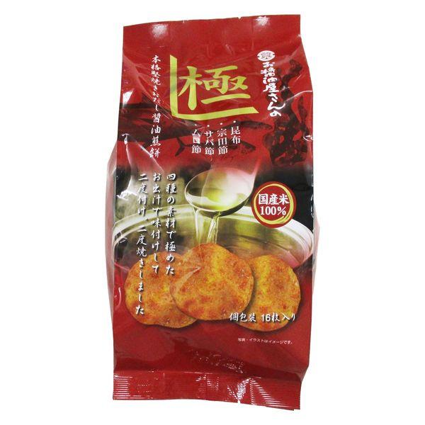 Sekiguchi Brewery (Umadashi Salad Rice Cracker/ Umadashi Soy Sauce Rice Cracker) 1 bag (16 pieces)