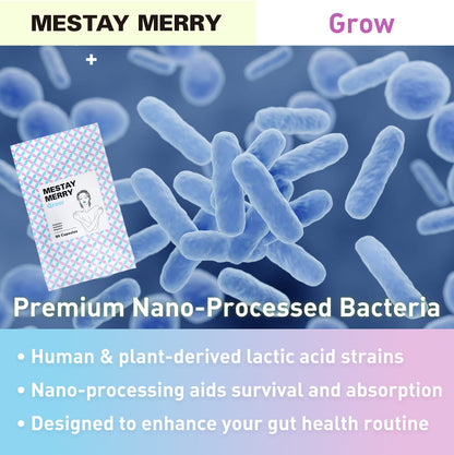 T-Brite MESTAY MERRY Glow Ultimate Multi-Gut Flora Supplement 30-Day Supply