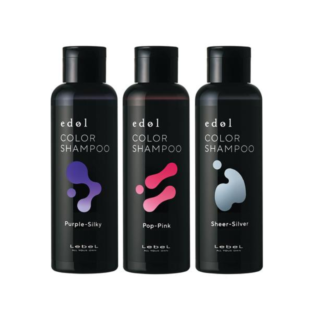 LEBEL Edol Color Shampoo (Pop Pink / Sheer Silver / Purple Silky) 150ml