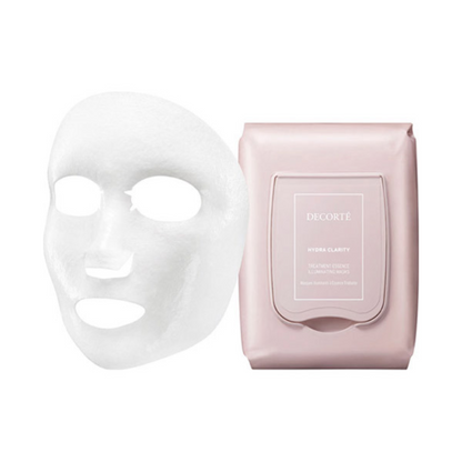 KOSE COSME DECORTE Hydra Clarity Treatment Essence Illuminating Mask, 14 sheets